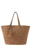 Helen Kaminski Women's Dana Raffia Tote Bag In Nougat/caramel