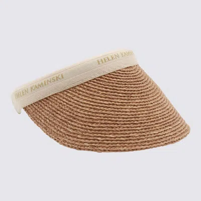Helen Kaminski Dark Natural Raffia Hat In Brown