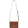 Helen Kaminski Dauphine Leather Crossbody Bag In Brown