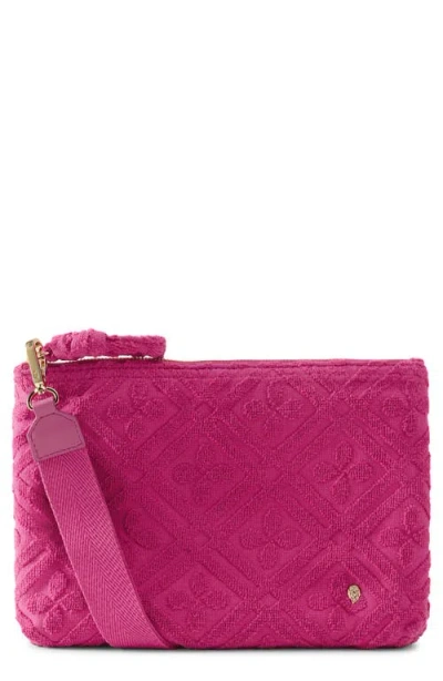 Helen Kaminski Dayani Terry Cloth Clutch In Pink