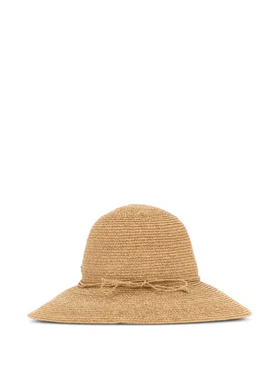 Helen Kaminski Dora Straw Sun Hat In Brown