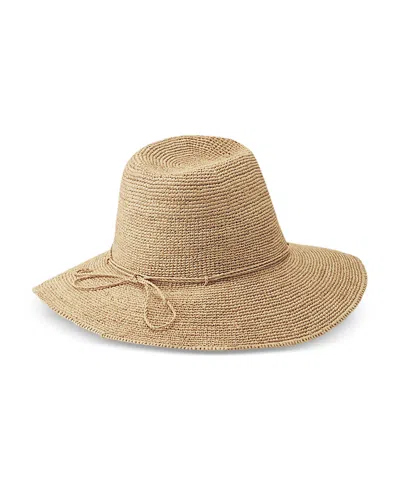Helen Kaminski Desmonda Raffia Fedora In Brown