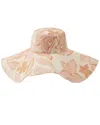 Helen Kaminski Floral Print Cotton Canvas