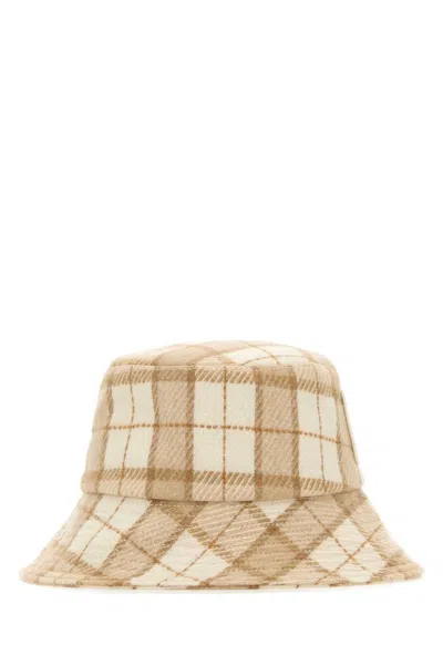 Helen Kaminski Embroidered Wool-blend Clarion Bucket Hat In Checked