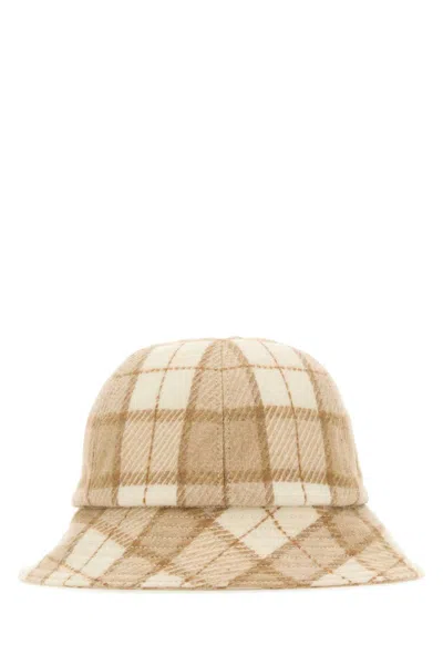 Helen Kaminski Embroidered Wool-blend Franz Bucket Hat In Checked