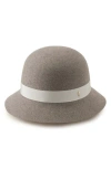 Helen Kaminski Etta Conscious Merino Wool Hat In Gray