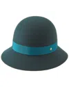 Helen Kaminski Etta Conscious Merino Wool Hat In Green