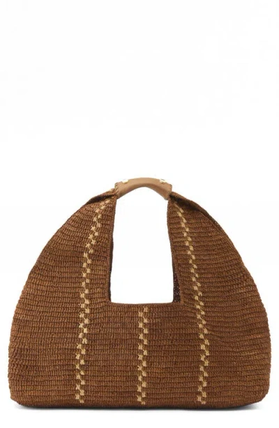 Helen Kaminski Euphoria Raffia Tote In Nutshell/natural
