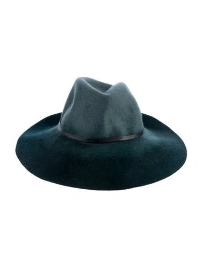 Pre-owned Helen Kaminski Felt Hat In Green