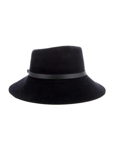 Pre-owned Helen Kaminski Felt Rounded Hat  W/tags In Blue