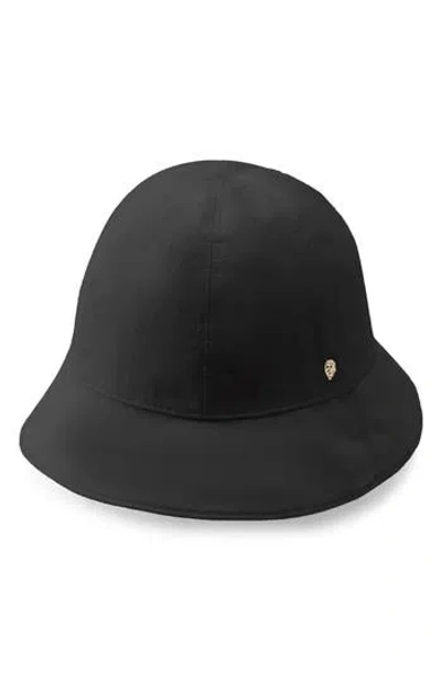 Helen Kaminski Flora Organic Linen Cloche Hat In Black