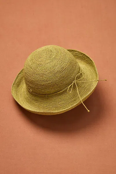 Helen Kaminski For Fwrd Provence 10 Raffia Crochet Hat In Black