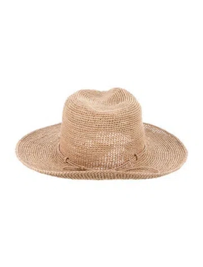 Pre-owned Helen Kaminski Gamber Hat In Neutral
