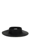 Helen Kaminski "rani" Wide Brim Straw Material Hat In Black