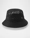 Helen Kaminski Indra Braided Raffia Bucket Hat