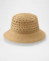 Helen Kaminski Indra Braided Raffia Bucket Hat