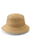 Helen Kaminski Indra Raffia Straw Bucket Hat