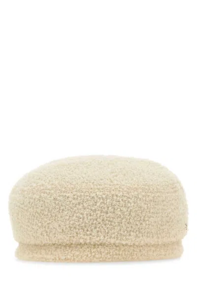 HELEN KAMINSKI IVORY TEDDY FABRIC HAILIE HAT