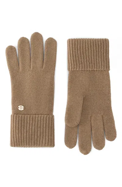 Helen Kaminski Joan Cashmere Gloves In Oak