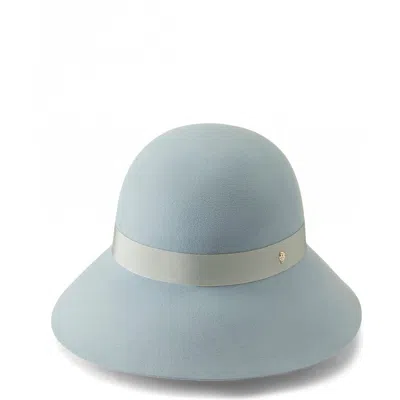 Helen Kaminski Joyce Wool Cloche In Blue