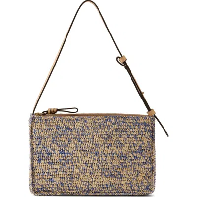 Helen Kaminski Kumana Raffia Shoulder Bag In Neutral