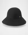 Shop Helen Kaminski Lamassu Paneled Cotton With Raffia Trim Bucket Hat
