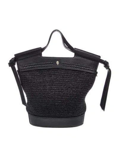 Pre-owned Helen Kaminski Leather Bucket Bag In Black