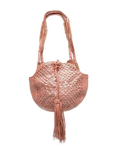 Pre-owned Helen Kaminski Leather Shoulder Bag In Pink