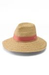 Helen Kaminski Leoni Raffia Straw Sun Hat In Brown