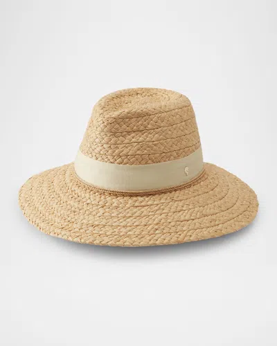 HELEN KAMINSKI LEONI RAFFIA WOVEN FEDORA