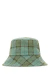 Helen Kaminski Cappello Da Pescatore Clarion In Misto Lana Ricamata  Donna In Light Green