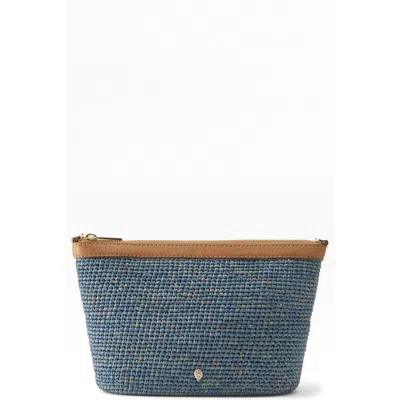 Helen Kaminski Liliana Raffia Crossbody Bag In Seaside/caramel