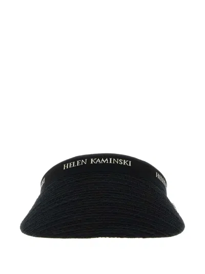 HELEN KAMINSKI LOGO-BAND VISOR HAT