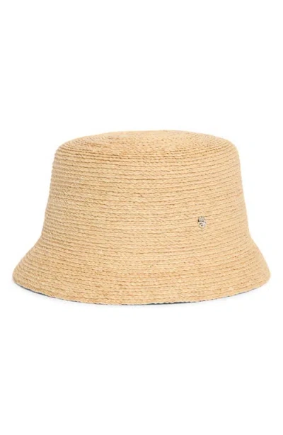 Helen Kaminski Malia Raffia Upf 50+ Bucket Hat In Purple
