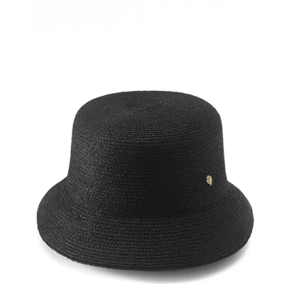 Helen Kaminski Malia Raffia Upf 50+ Bucket Hat In Charcoal