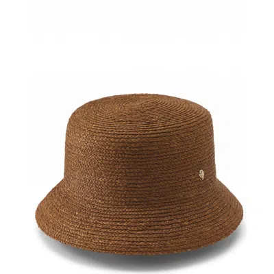 Helen Kaminski Malia Raffia Upf 50+ Bucket Hat In Nutshell
