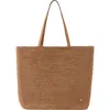 Helen Kaminski Matale Raffia Tote In Nougat/caramel