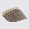 Helen Kaminski Melange Raffia Hat In Brown