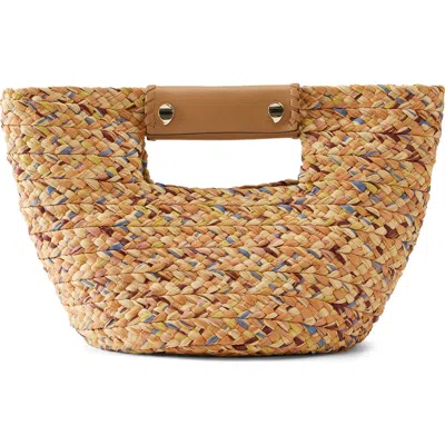 Helen Kaminski Mini Remi Braided Raffia Tote In Brown