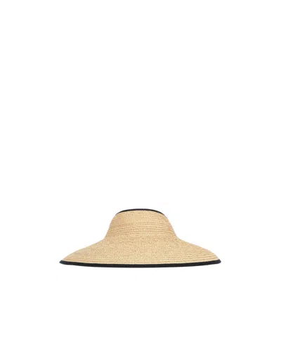 Helen Kaminski Mita Visor Hat In Brown