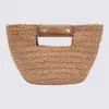 Helen Kaminski Natural Raffia Remi Top Handle Bag