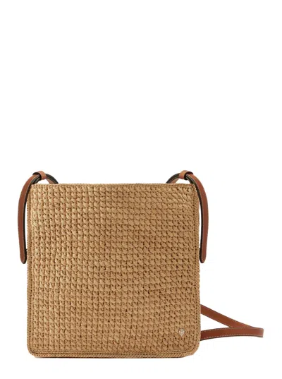 Helen Kaminski Neja Ns Raffia Strap Handbag In Beige