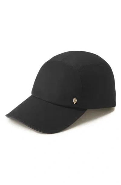 Helen Kaminski Nellie Cotton Baseball Cap In Black