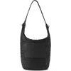 Helen Kaminski Nisida Raffia Bucket Bag In Black
