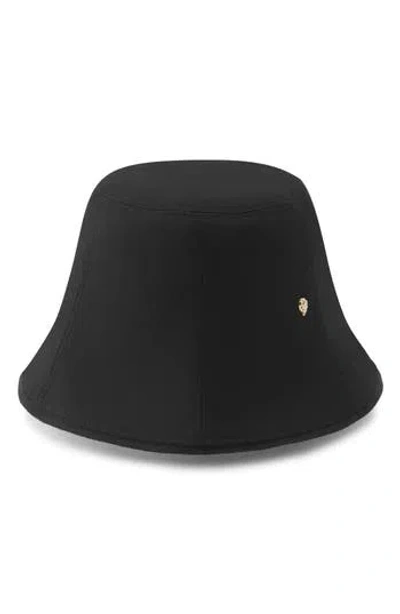 Helen Kaminski Noa Upf 50+ Cotton Canvas Bucket Hat In Black
