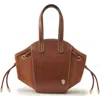 Helen Kaminski Piaf Leather & Suede Mini Tote Bag In Brown