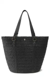 Helen Kaminski Pinimil Bridle Tote Bag In Charcoal/black