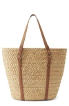 Helen Kaminski Pinimil Bridle Tote Bag In Natural/tan