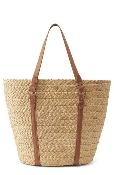 Helen Kaminski Pinimil Bridle Tote Bag In Natural/tan