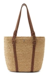 Helen Kaminski Pinimil Woven Raffia Tote Bag In Natural/tan